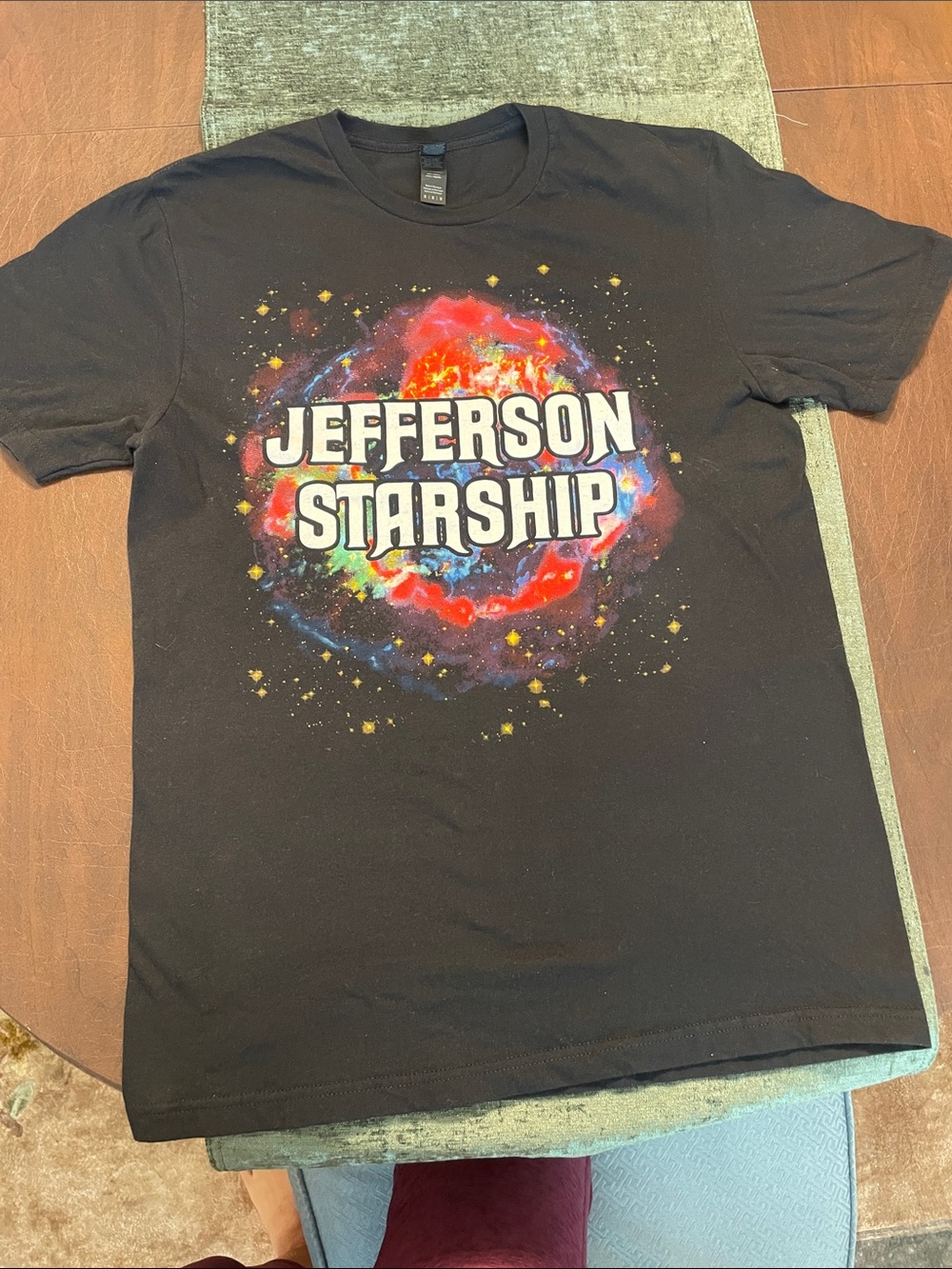 Jefferson Starship 50th anniversary Runaway Again world Tour black concert tee.